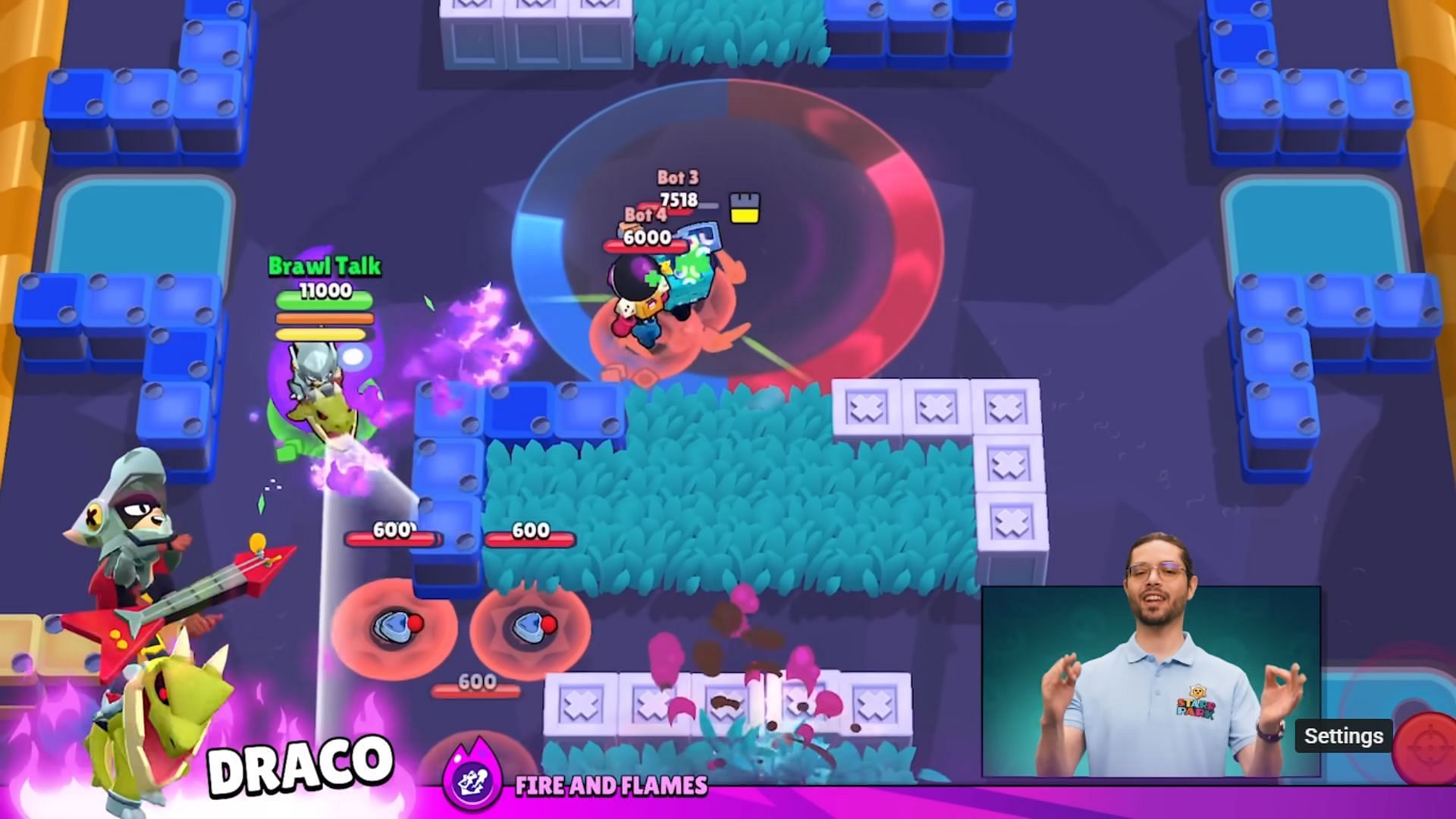 Draco using his Hypercharge (Image via Supercell)